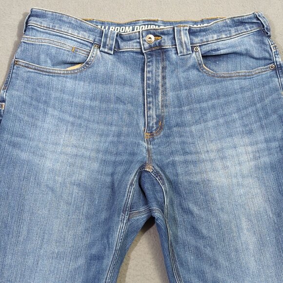 Duluth Trading Co Jeans Men's 36x30 Blue Ballroom Double Flex Standard Fit Denim - Picture 3 of 10